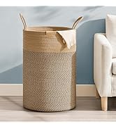 Nunsino 95L Laundry Hamper Basket,Baby Nursery Woven Storage Basket for Toys Bin,Pillows,Blankets...