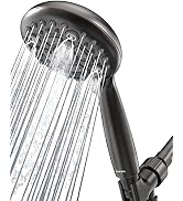 DAKINGS 6 Spray Modes High Pressure Handheld Showerhead Set Upgraded 5 Inches Shower Head with Ha...