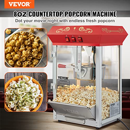 850 W Countertop Popcorn Maker for 48 Cups per Batch