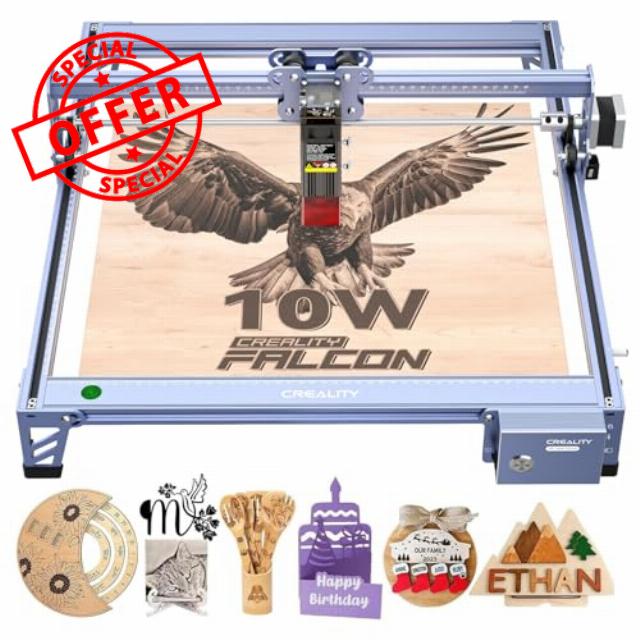 Creality Falcon 10W Laser Engraver Machine