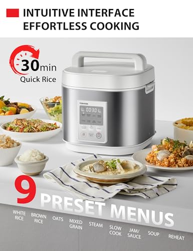 9 Functions with 3D Heating and 24-Hour Auto Keep Warm