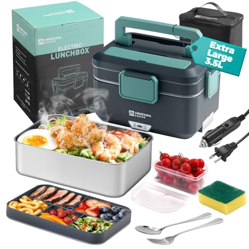 100w 3.5L 2-Layer Portable Food Warmer