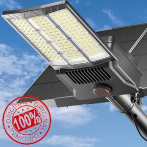 Adewalk 12000W Solar Street Light with Dual Solar Panels