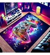 KALERA Music CD Disc Shape Area Rug, Multicolor, 5'3" x 5'3" (Round), Tufted, Polyester, Low Pile...