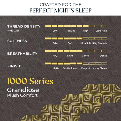 16" Deep Pocket Sateen Weave Soft Cooling Hotel Bed Sheets Se