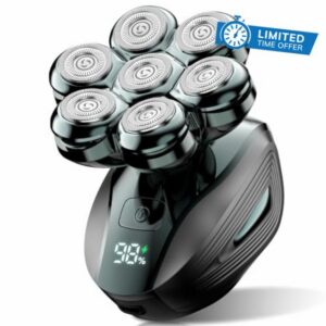 Head Shavers for Bald Men:     Electric Razor with Magnetic Removable Head
