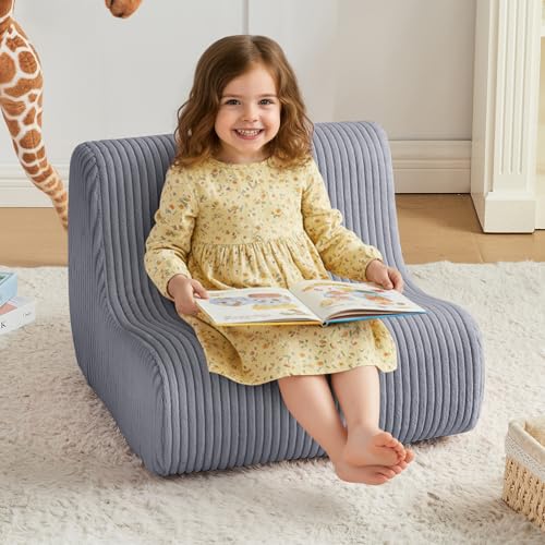 Toddler Foam Couch with Washable Cover for Boys and Girls