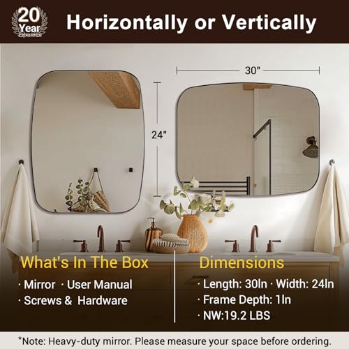 Oval Vanity Mirror for Over Sink