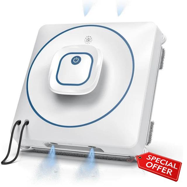 Window Cleaner Robot with 4 Cleaning Modes