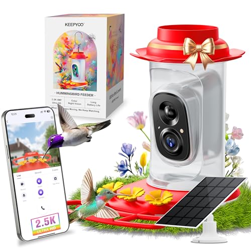Wireless Smart Bird Feeders for Outdoors