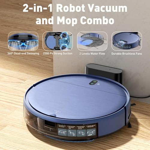 Strong Suction Self-Charging Robotic Cleaner