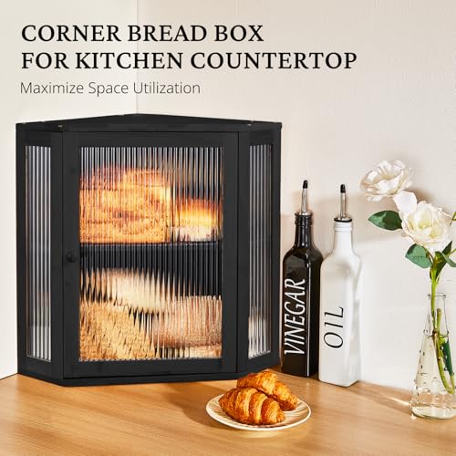 Modern Bread Storage Organizer (Extra Large Black)