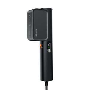 Nesugar G7 Dual Voltage Steamer for Clothes & Iron for Clothes - Mini Garment Steamer - Sleek Profile - Travel-Ready - Compact Size - Ergonomic Design - Quick Heat-Up - All-Garment Use - Black