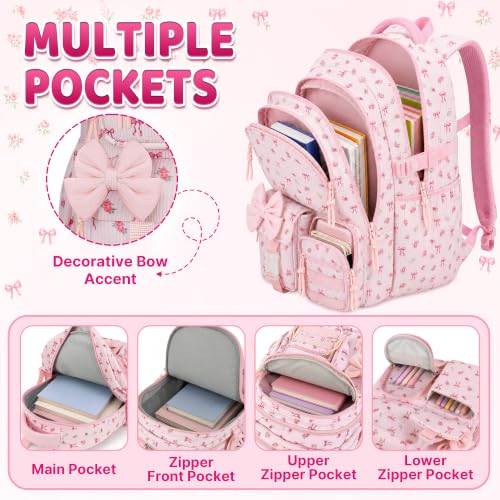 Cute Elementary Large Laptop Backpack for Kids & Teens