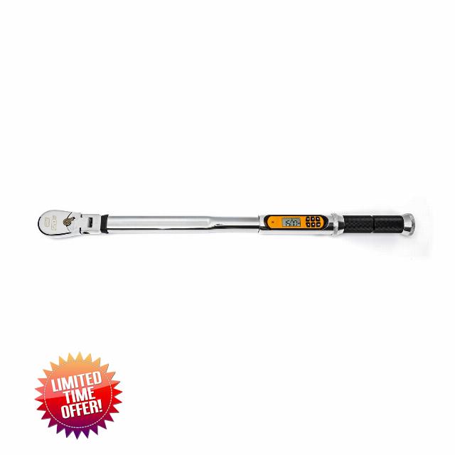 GEARWRENCH 1/2" Drive 120XP Flex Head Electronic Torque Wrench with Angle - 85196