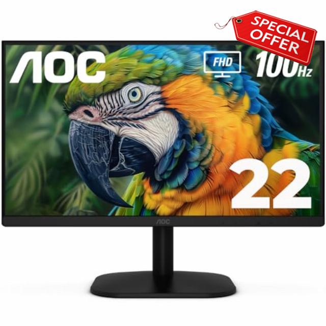 AOC 22B2HM2 22" Full HD (1920 x 1080) 100Hz LED Monitor