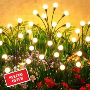 6 Pack Solar Garden Lights 48 LED