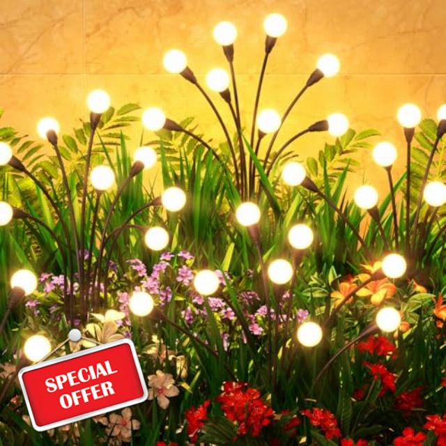 6 Pack Solar Garden Lights 48 LED
