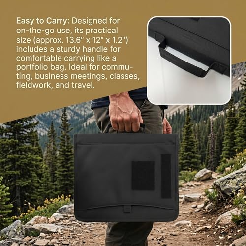 Zippered Hardcase Planner (Black