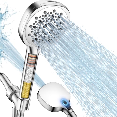 High Pressure 8-mode Shower with Filter | Remove Chlorine for Hard Water