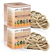 UMAID Himalayan Salt Lick 6 lbs on Rope for Horse, Deer, Goat, Sheep, Cow, Cattle, Alpaca, and Li...