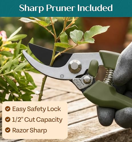 Ergonomic Garden Tools Set (Floral)