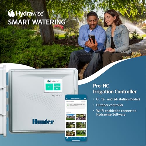 WiFi Smart Sprinkler Timer | Indoor/Outdoor 12-station irrigation controller with Hydrawise app control