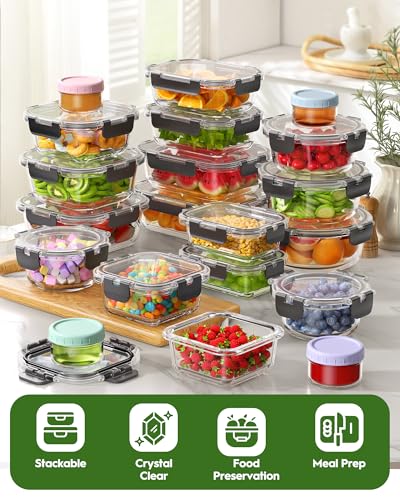 Freezer Safe (20 lids & 20 Containers)