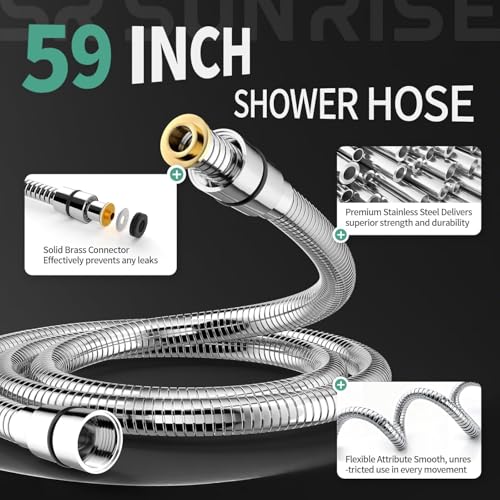 9 Spray Modes Handheld with 9-Inch Extension Arm