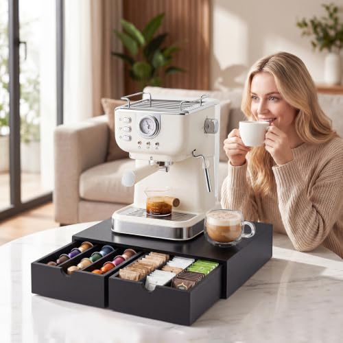 30) | Wood Capsules Cup Storage Box