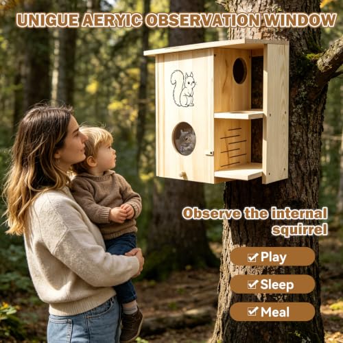 Weatherproof Squirrel Nesting Box
