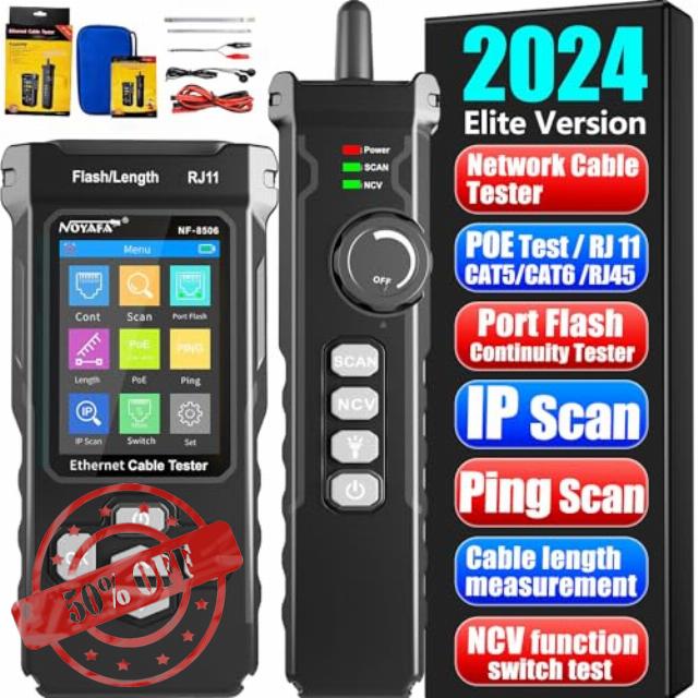 NF-8506 Network Cable Tester with IP Scanne Network Rate Test