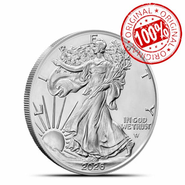 2026 - American Eagle with Certificate of Authenticity Coi