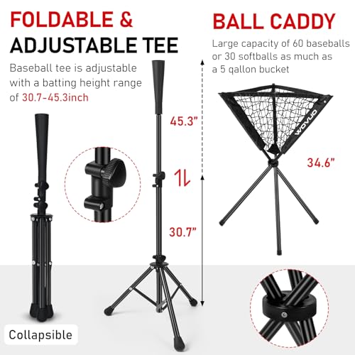 Softball Batting Net Baseball Training Equipment for Kids Adult Youth Sport Practice