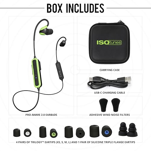 Bluetooth Ear Protection with 26 dB Noise Reduction (NRR) Earplug Headphones