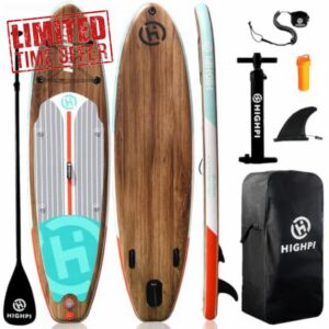 Inflatable Stand Up Paddle Board for Youth and Adults – Wide Sup with Premium Accessories
