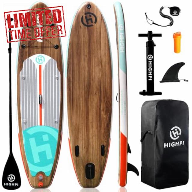Inflatable Stand Up Paddle Board for Youth and Adults – Wide Sup with Premium Accessories