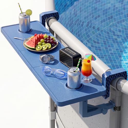 Outdoor Pool Bar Table for Above-Ground Round Pool