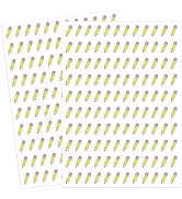 JarThenaAMCS 2400Pcs Back to School Mini Sticker Small Crayon Paper Decals Colorful Self-Adhesive...