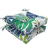 LVTXIII Indoor/Outdoor Square Tufted Wicker Seat Cushions Pack of 2, Patio Decorative Thick Chair...