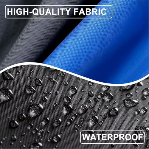 Upgraded Waterproof All Weather Outdoor Auto Cover with Driver Door Zipper & Mirror Pockets