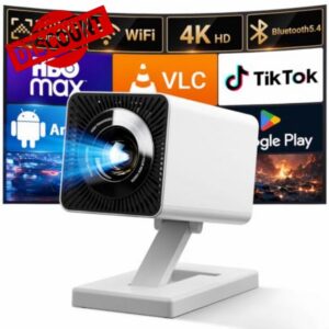 【Built-in APPS】Mini Projector With Wifi And Bluetooth