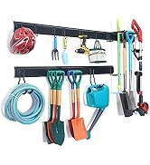 Ultrawall Garden Tool Organizer, 48 Inch Garage Tool Organizer Wall Mount, Heavy Duty Steel Wall ...