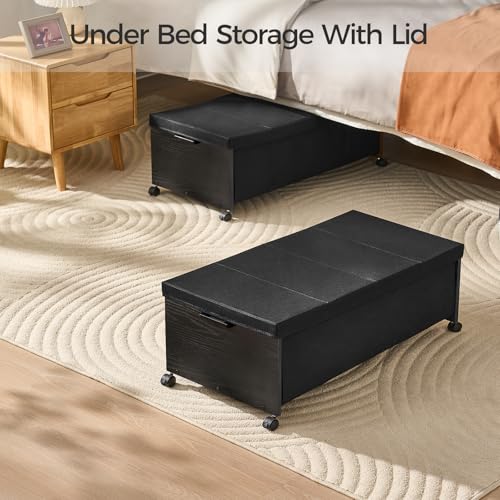 Wooden Under Bed Storage