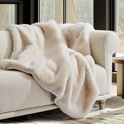 Warm Thick Heavy Winter Throw Blanket 1220GSM for Bed