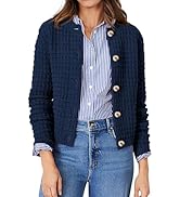 PRETTYGARDEN Women's Knit Cardigan Sweaters Casual Long Sleeve Open Front Button Down Trendy Jack...