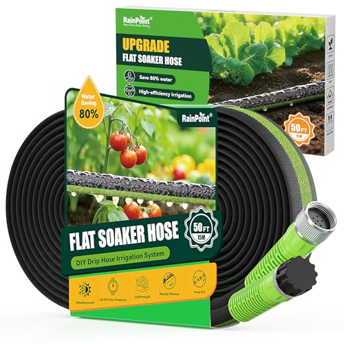 Flexible & Leakproof Drip Hose with Anodized Aluminum Fittings