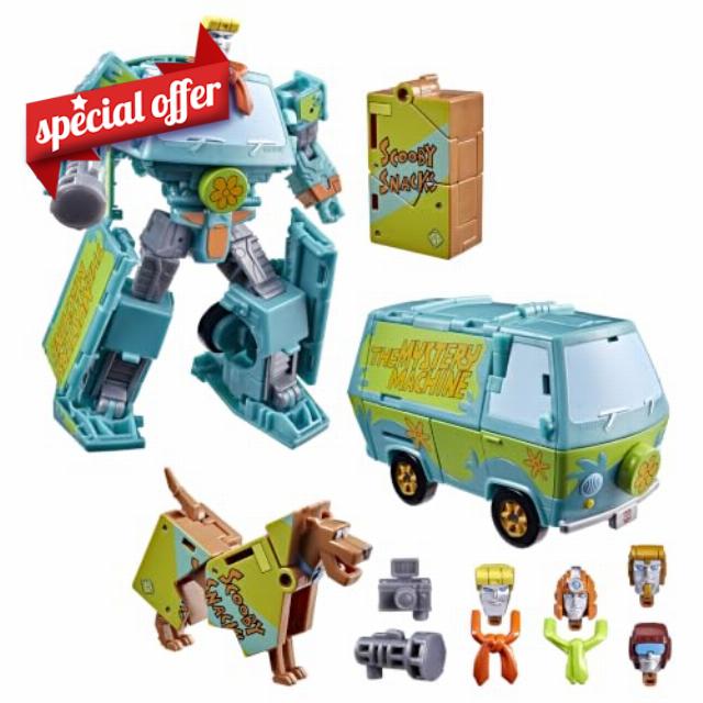 Transformers Scooby Doo Mysterious Prime & Automutt Converting Action Figure Se