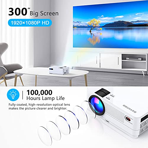 Full HD Movie Projector for Outdoor Movies
