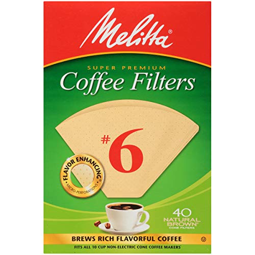 Melitta #6 Cone Coffee Filters